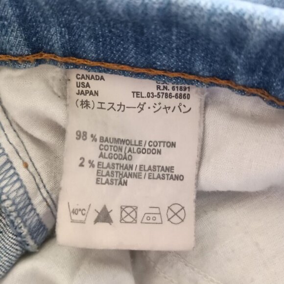 VTG Escada Sport Mid Rise Stretch Jeans Size 42 Medium Wash Designer Denim - Picture 2 of 6